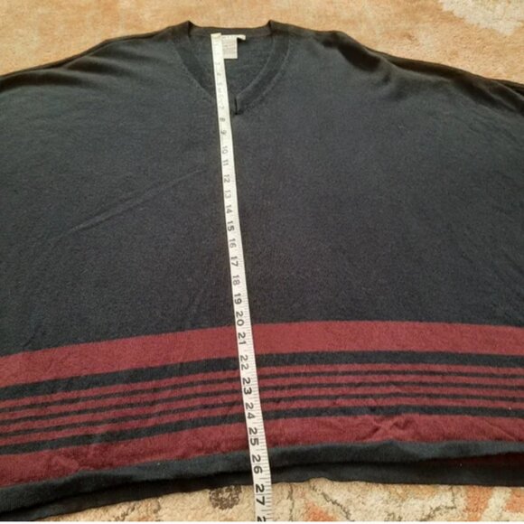 Orvis marino wool navy poncho EUC - Picture 6 of 7